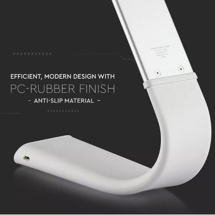 LED Paindlik hämardatav laualamp LED/6,5W/5V 2000 mAh 3000K/4500K/6000K