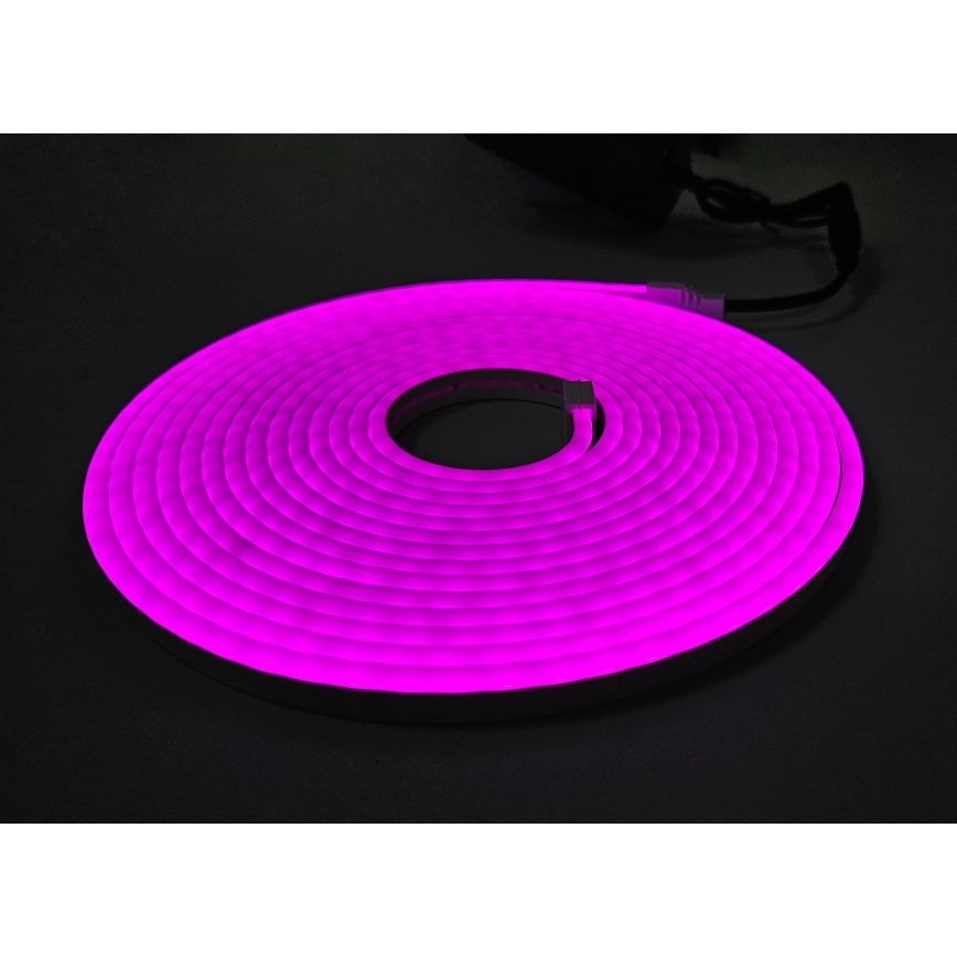LED Paindlik riba NEON LED/10W/230V 5 m IP65 lilla