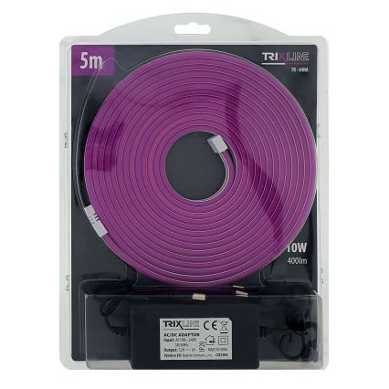 LED Paindlik riba NEON LED/10W/230V 5 m IP65 lilla
