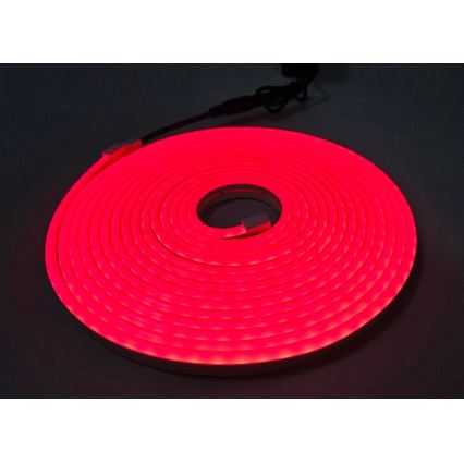 LED Paindlik riba NEON LED/10W/230V 5 m IP65 punane