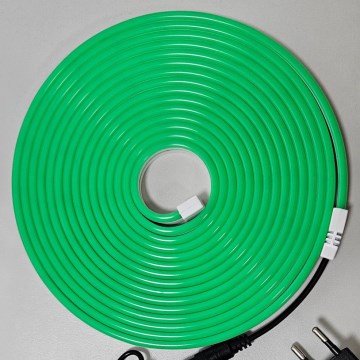 LED Paindlik riba NEON LED/10W/230V 5 m IP65 roheline