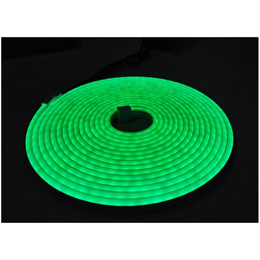 LED Paindlik riba NEON LED/10W/230V 5 m IP65 roheline