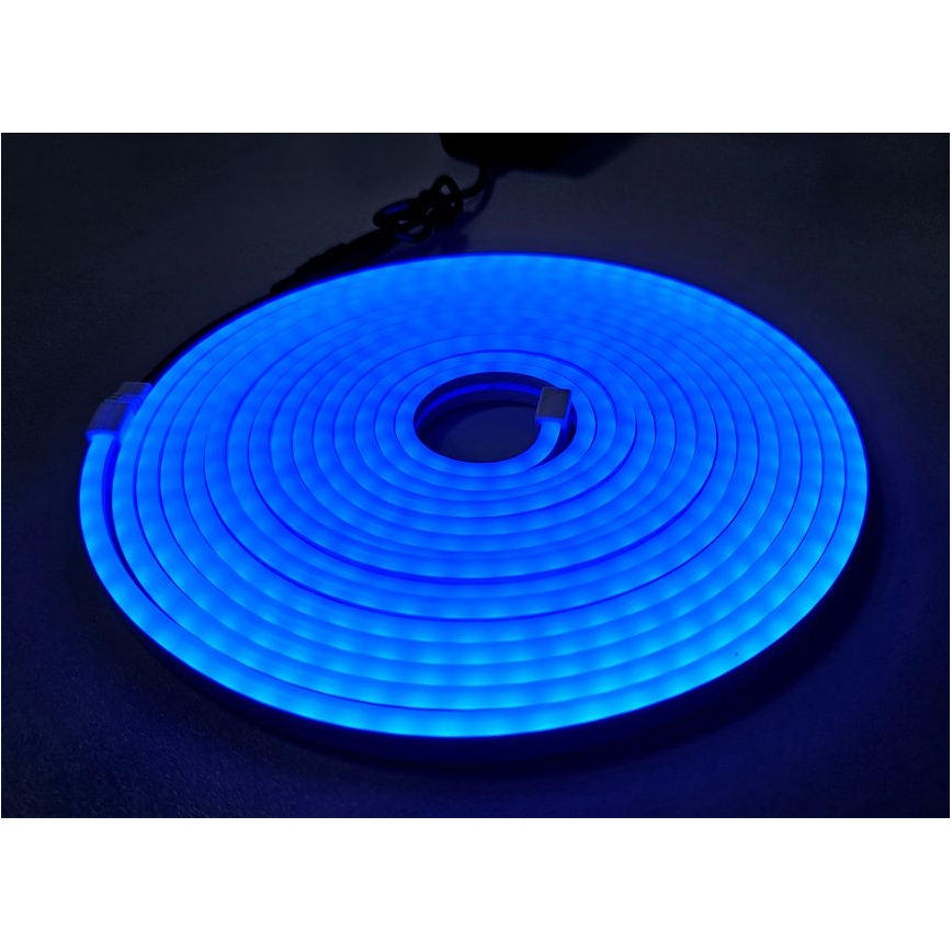 LED Paindlik riba NEON LED/10W/230V 5 m IP65 sinine