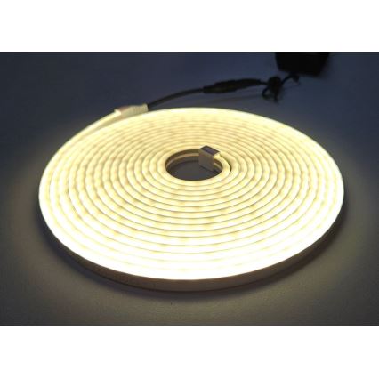 LED Paindlik riba NEON LED/10W/230V 5 m IP65 valge