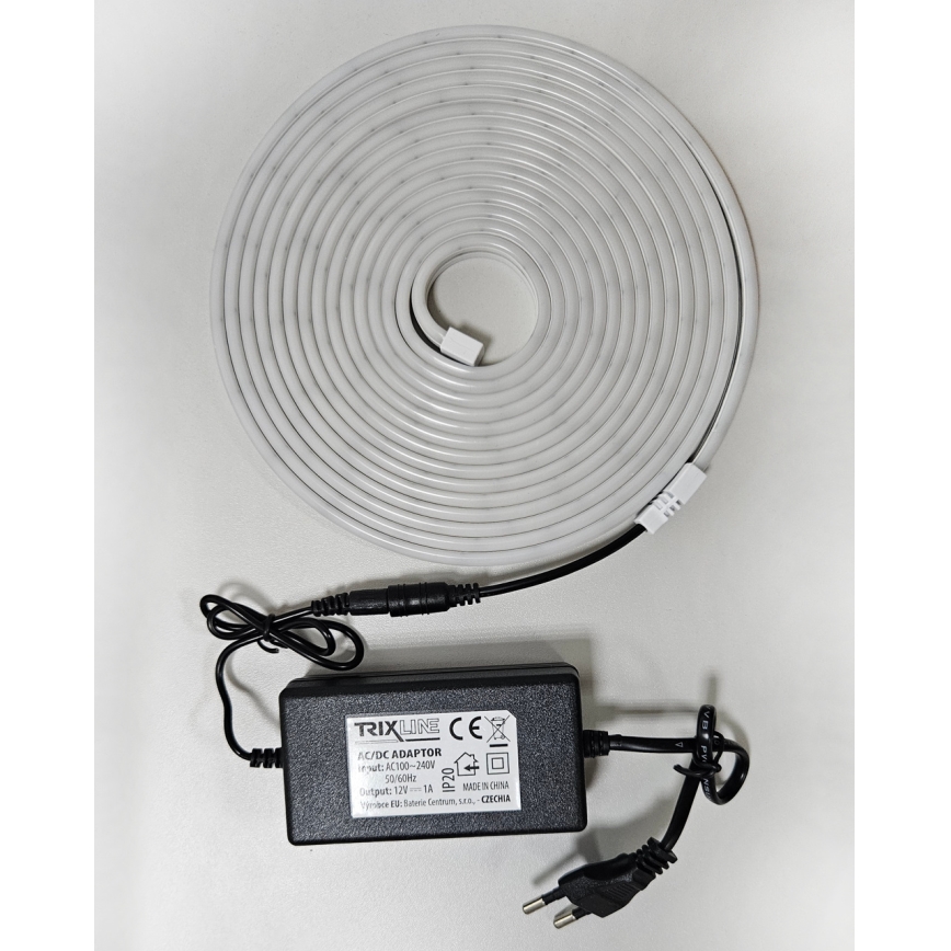 LED Paindlik riba NEON LED/10W/230V 5 m IP65 valge