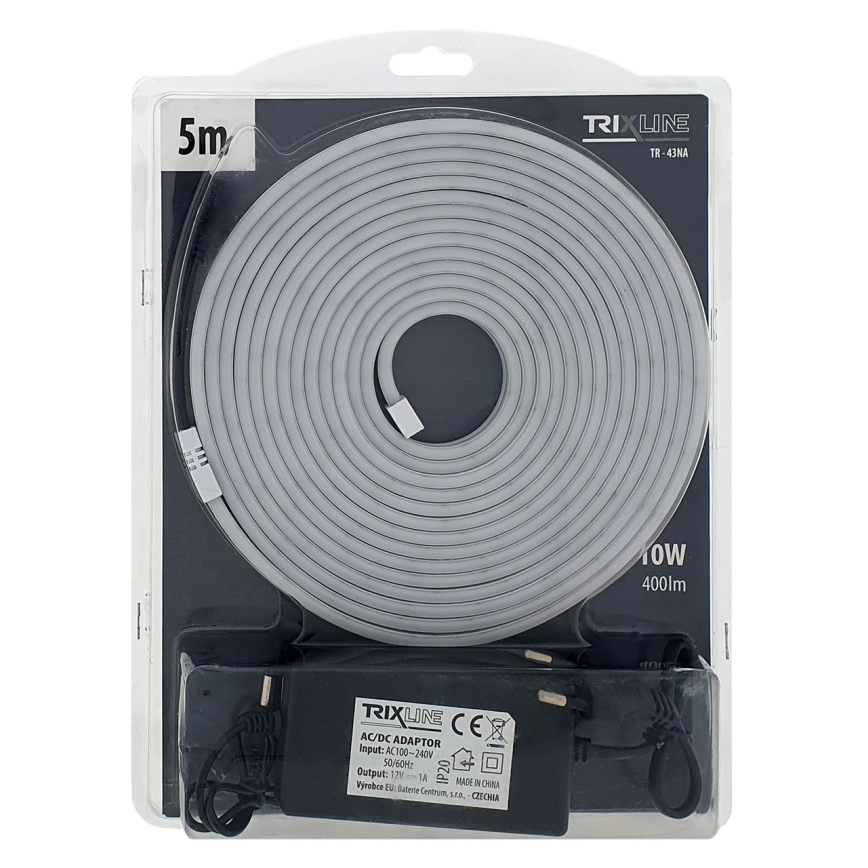 LED Paindlik riba NEON LED/10W/230V 5 m IP65 valge