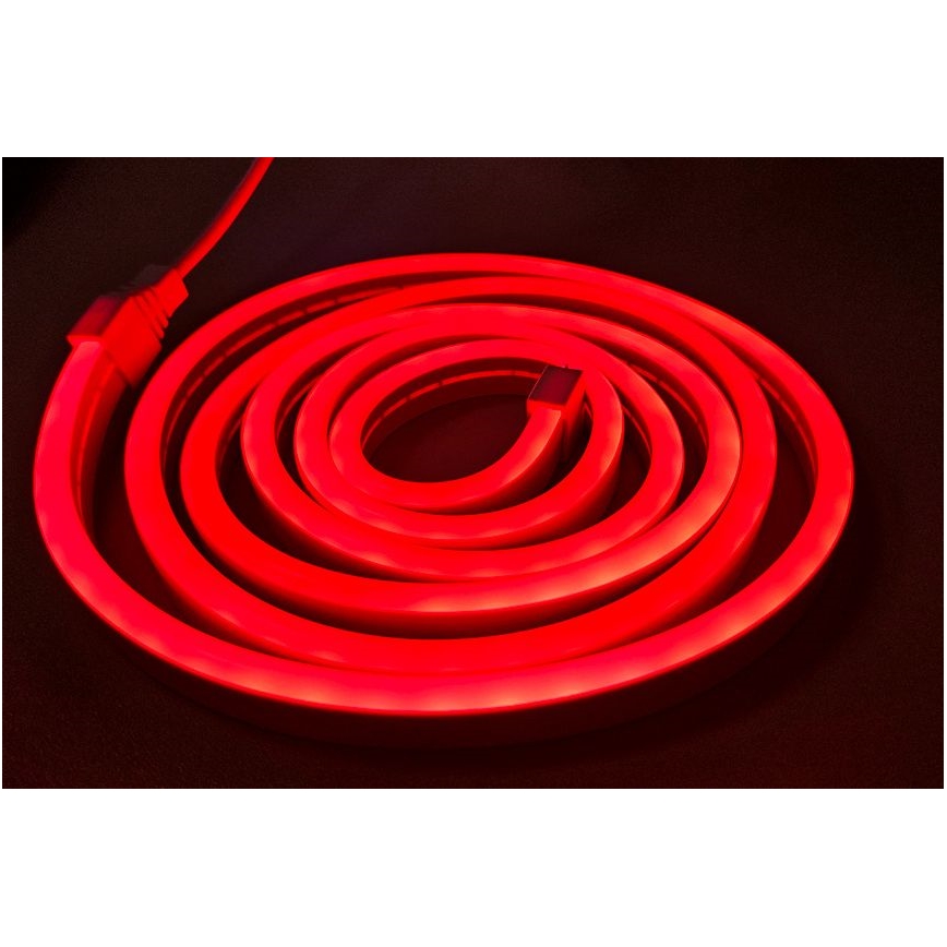 LED Paindlik riba NEON LED/5V USB 1,8 m punane