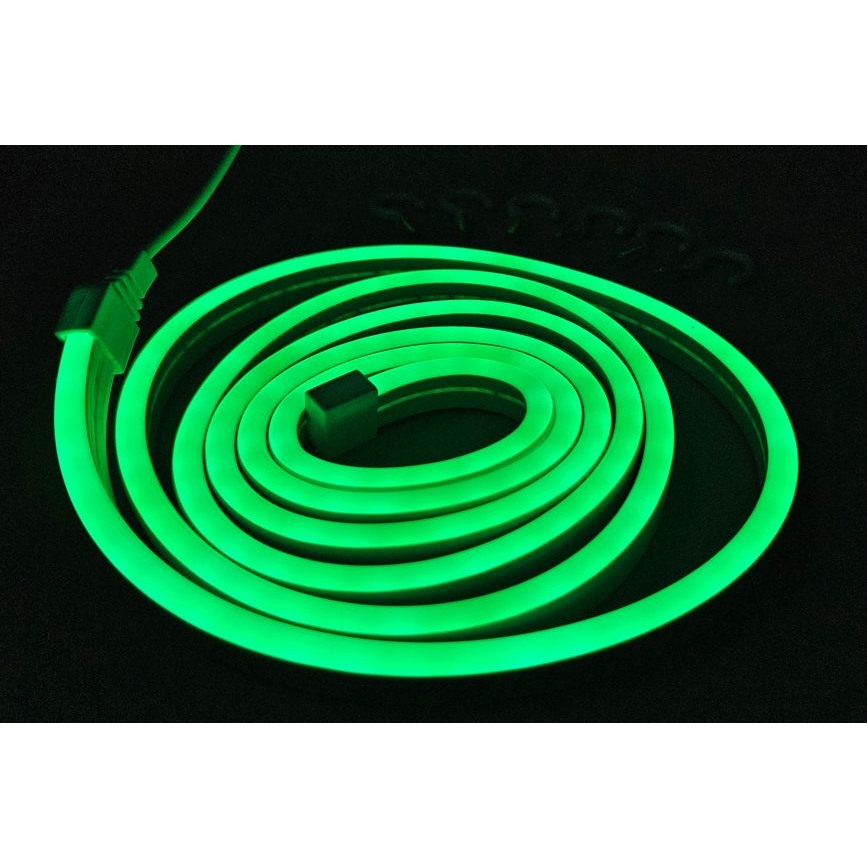 LED Paindlik riba NEON LED/5V USB 1,8 m roheline