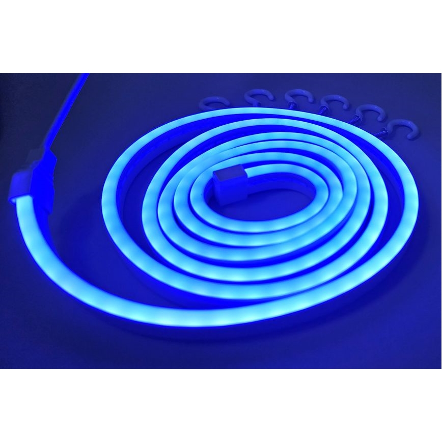 LED Paindlik riba NEON LED/5V USB 1,8 m sinine