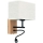LED Paindlik valgusti BOHO 1xE27/25W + LED/1W/230V tamm