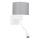 LED Paindlik valgusti POLO 1xE27/40W+LED/2W 230V valge