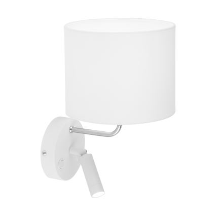 LED Paindlik valgusti RICHI 1xE27/15W/230V + LED/3W/230V valge