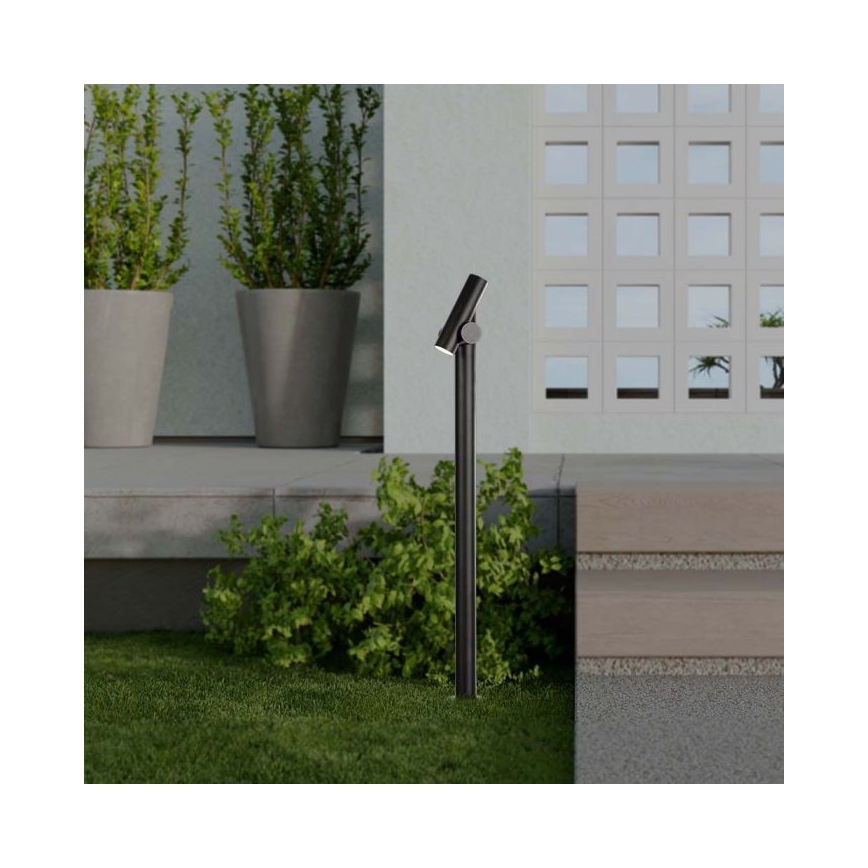 LED Paindlik välilamp LED/4W/230V 3000K IP44 100 cm must