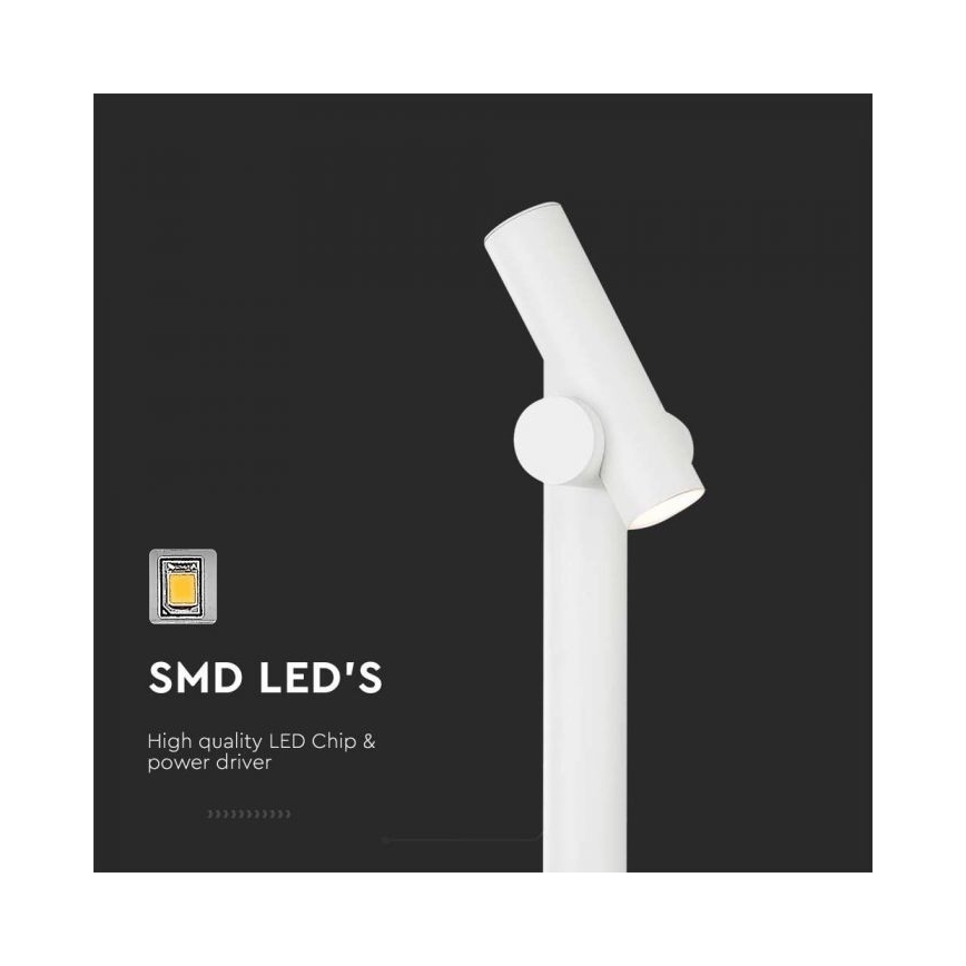 LED Paindlik välilamp LED/4W/230V 4000K IP44 100 cm valge
