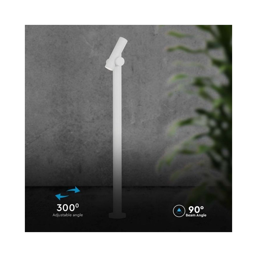 LED Paindlik välilamp LED/4W/230V 4000K IP44 100 cm valge