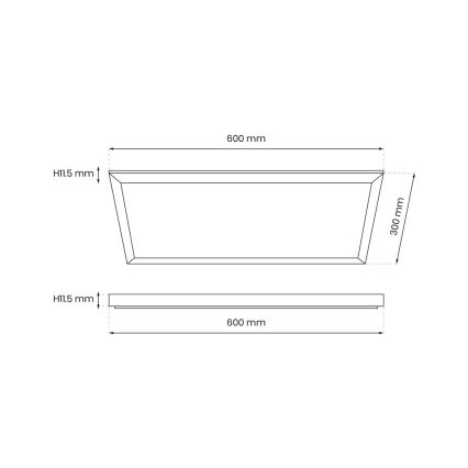 LED-paneel LED/24W/230V 4000K