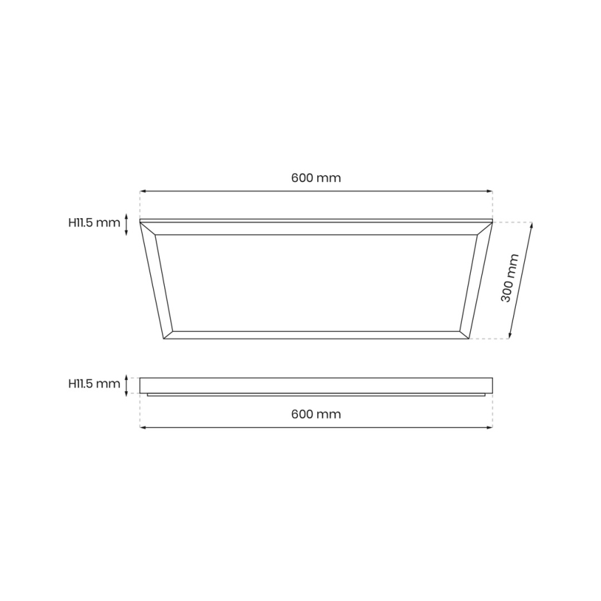 LED-paneel LED/24W/230V 4000K