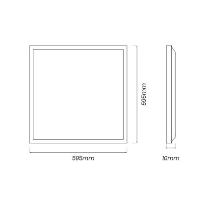 LED Paneel LED/40W/230V 4000K 60x60 cm