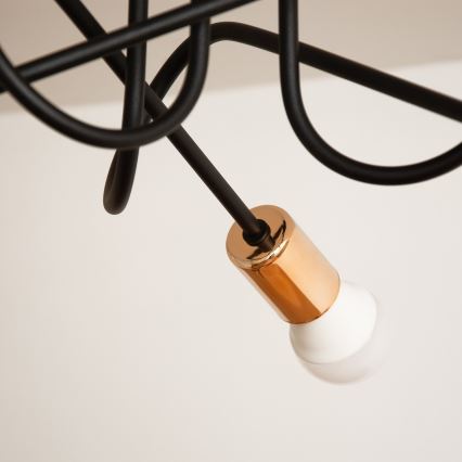 LED pealepandav lühter OXFORD 3xE27/15W/230V must