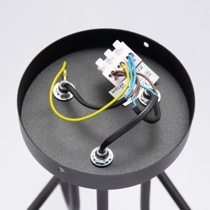LED pealepandav lühter OXFORD 3xE27/15W/230V must