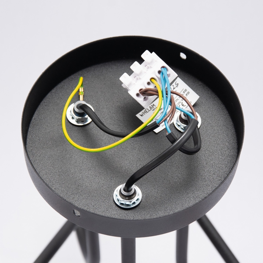LED pealepandav lühter OXFORD 3xE27/15W/230V must