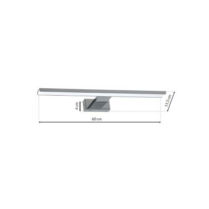LED Peeglivalgusti vannituppa SHINE 1xLED/13.8W/230V IP44