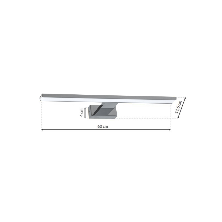 LED Peeglivalgusti vannituppa SHINE 1xLED/13.8W/230V IP44