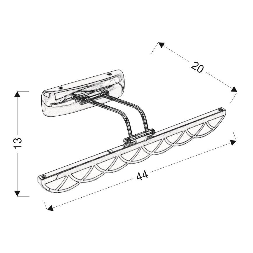LED Peeglivalgustus MOVE LED/6W/230V