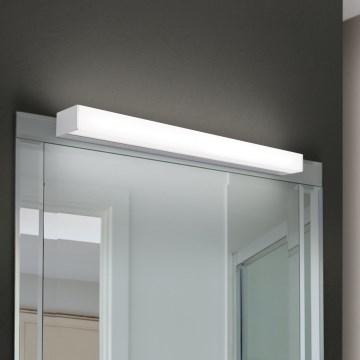 LED Peeglivalgustus vannituppa HORIZON LED/12W/230V 3000/4000K 60 cm IP44 hõbedane