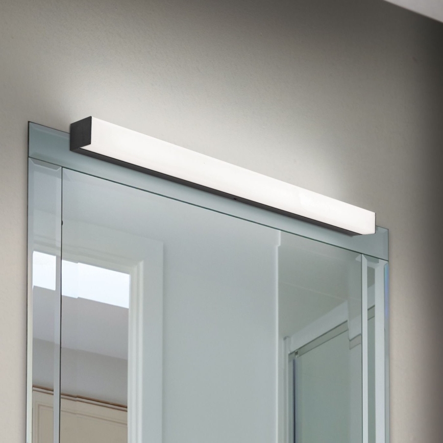 LED Peeglivalgustus vannituppa HORIZON LED/12W/230V 3000/4000K 60 cm IP44 must