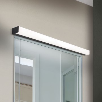 LED Peeglivalgustus vannituppa HORIZON LED/18W/230V 3000/4000K 90 cm IP44 must