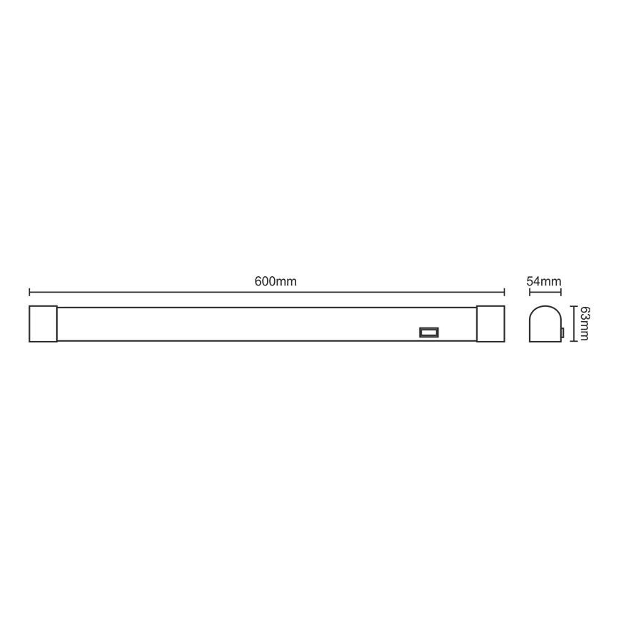 LED-peeglivalgustus vannituppa LED/15W/230V 4000K IP44