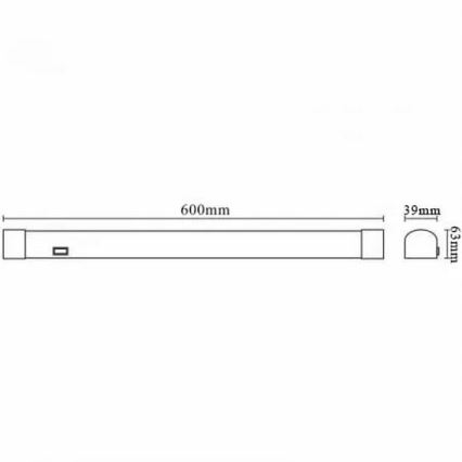 LED Peeglivalgustus vannituppa LED/15W/230V 4000K IP44