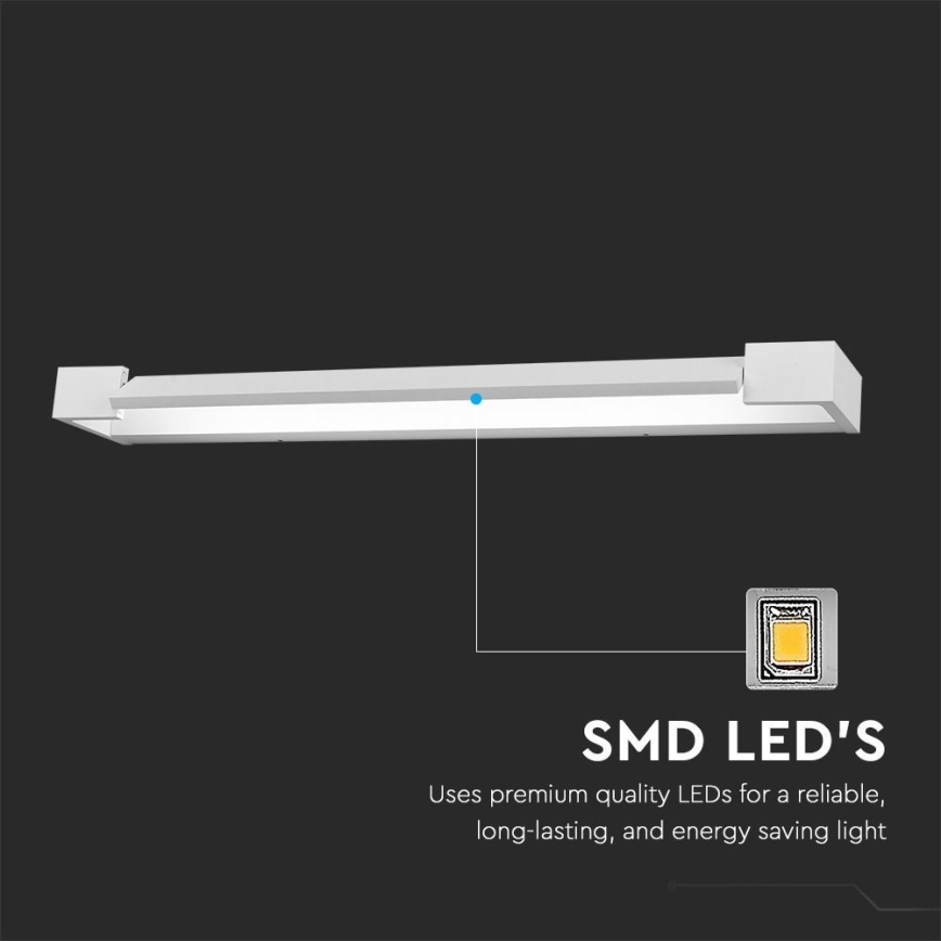LED Peeglivalgustus vannituppa LED/16W/230V 3000K IP44 60 cm valge
