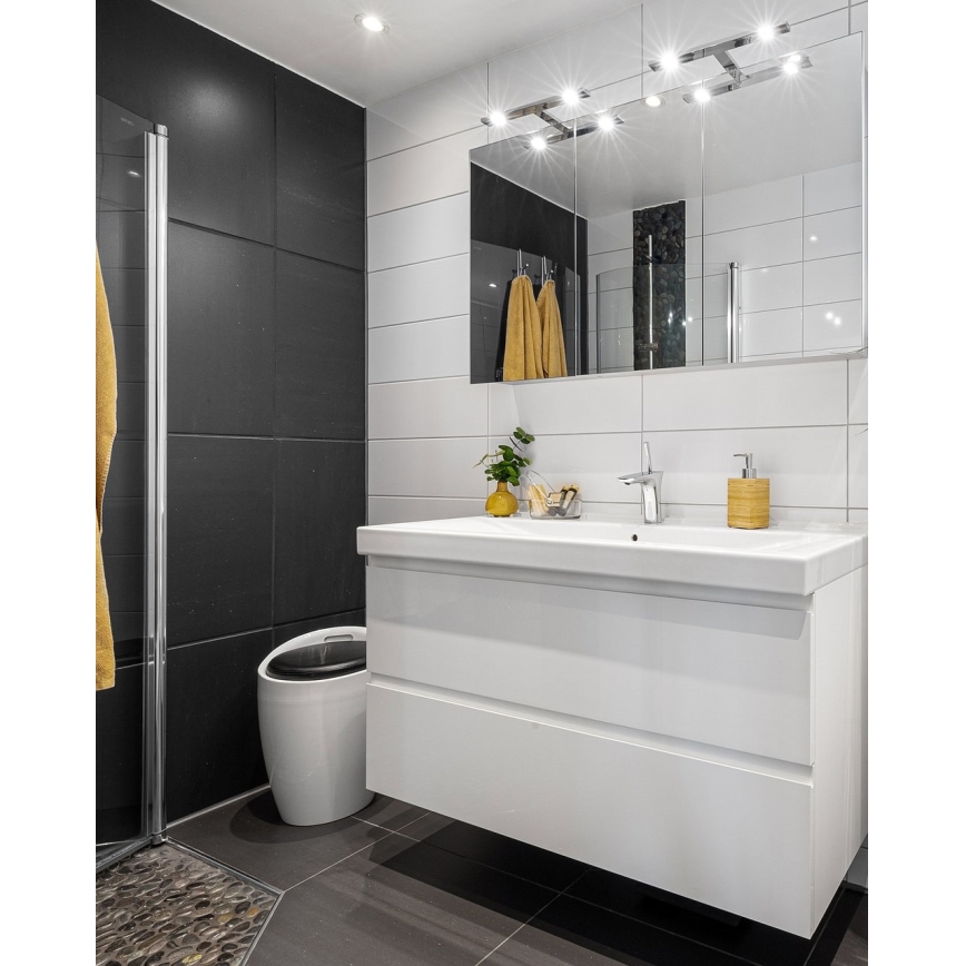 LED Peeglivalgustus vannituppa LED/5W/230V 4000K 30 cm IP44 läikiv kroom