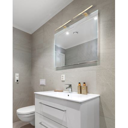 LED Peeglivalgustus vannituppa LED/5W/230V 4000K 30 cm IP44 matt kuldne