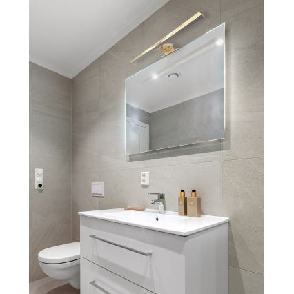 LED Peeglivalgustus vannituppa LED/8W/230V 4000K 50 cm IP44 kuldne