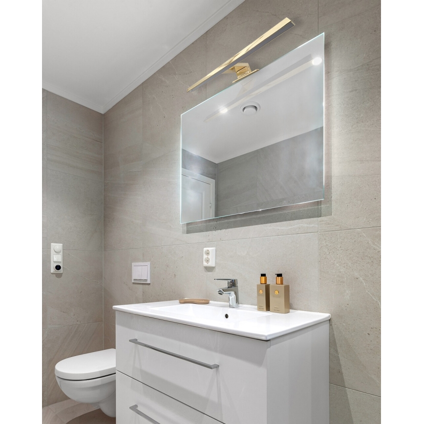 LED Peeglivalgustus vannituppa LED/8W/230V 4000K 50 cm IP44 kuldne