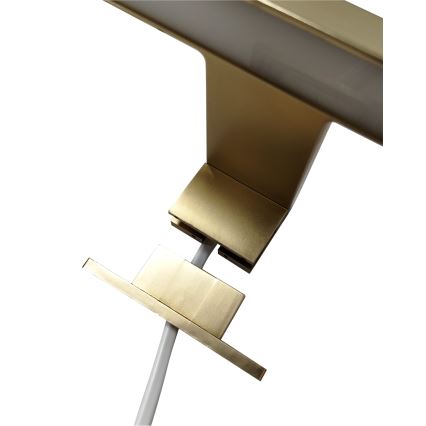 LED Peeglivalgustus vannituppa LED/8W/230V 4000K 50 cm IP44 matt kuldne