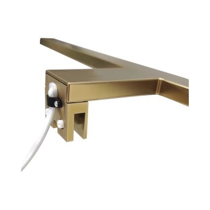 LED Peeglivalgustus vannituppa LED/8W/230V 4000K 50 cm IP44 matt kuldne