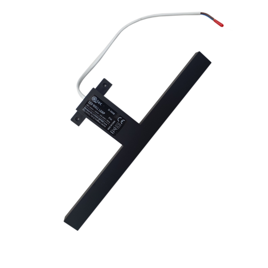 LED Peeglivalgustus vannituppa LED/8W/230V 4000K 50 cm IP44 must