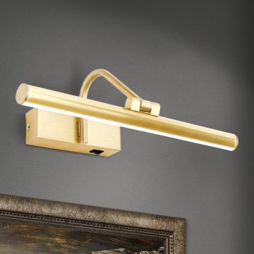 LED Pildivalgusti PORTRAIT LED/6W/230V 30 cm kuldne
