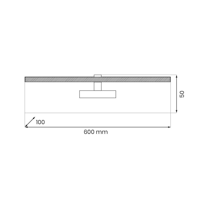 LED Pildivalgusti PRADO LED/11W/230V läikiv kroom