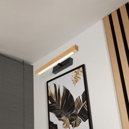 LED-pildivalgusti VERDE LED/5,5W/230V 3000K 46 cm tamm/must