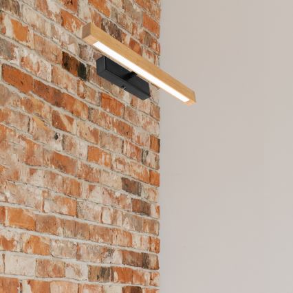 LED-pildivalgusti VERDE LED/5,5W/230V 3000K 46 cm tamm/must