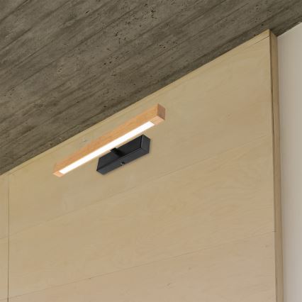 LED-pildivalgusti VERDE LED/5,5W/230V 3000K 46 cm tamm/must