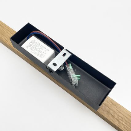 LED-pildivalgusti VERDE LED/5,5W/230V 3000K 46 cm tamm/must