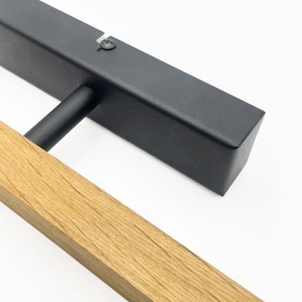 LED-pildivalgusti VERDE LED/5,5W/230V 3000K 46 cm tamm/must