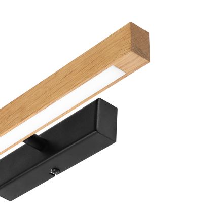 LED-pildivalgusti VERDE LED/5,5W/230V 3000K 46 cm tamm/must