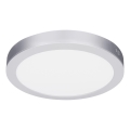 LED pind- ja süvistatav 2-ühes paneel 24W/230V 3000/4000/6000K Ø 30 cm IP54 hõbedane